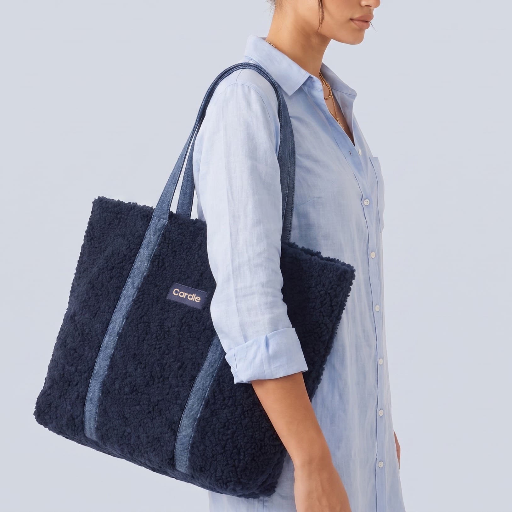Cloud bouclé Tote – image 1 | Cardle
